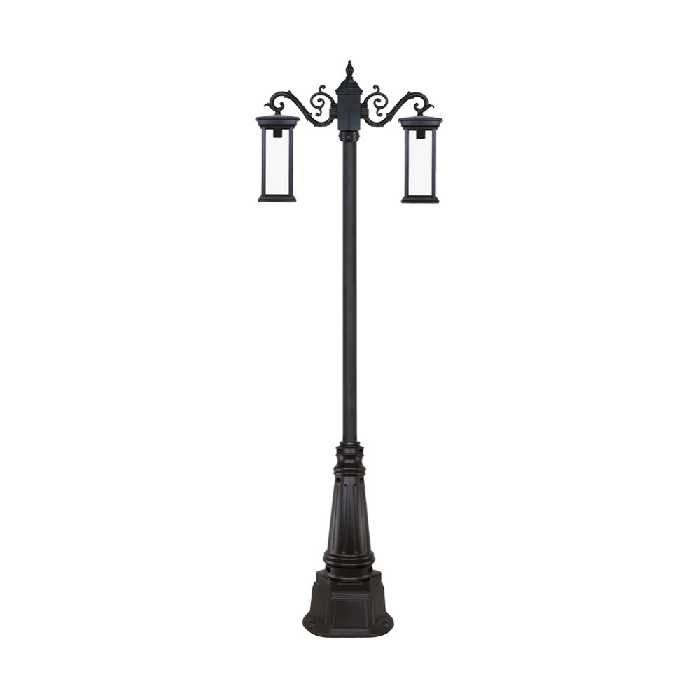 چراغ دو شاخه پارکی و حیاطی بیتانور مدل درتا بلند کد 482221B-96202