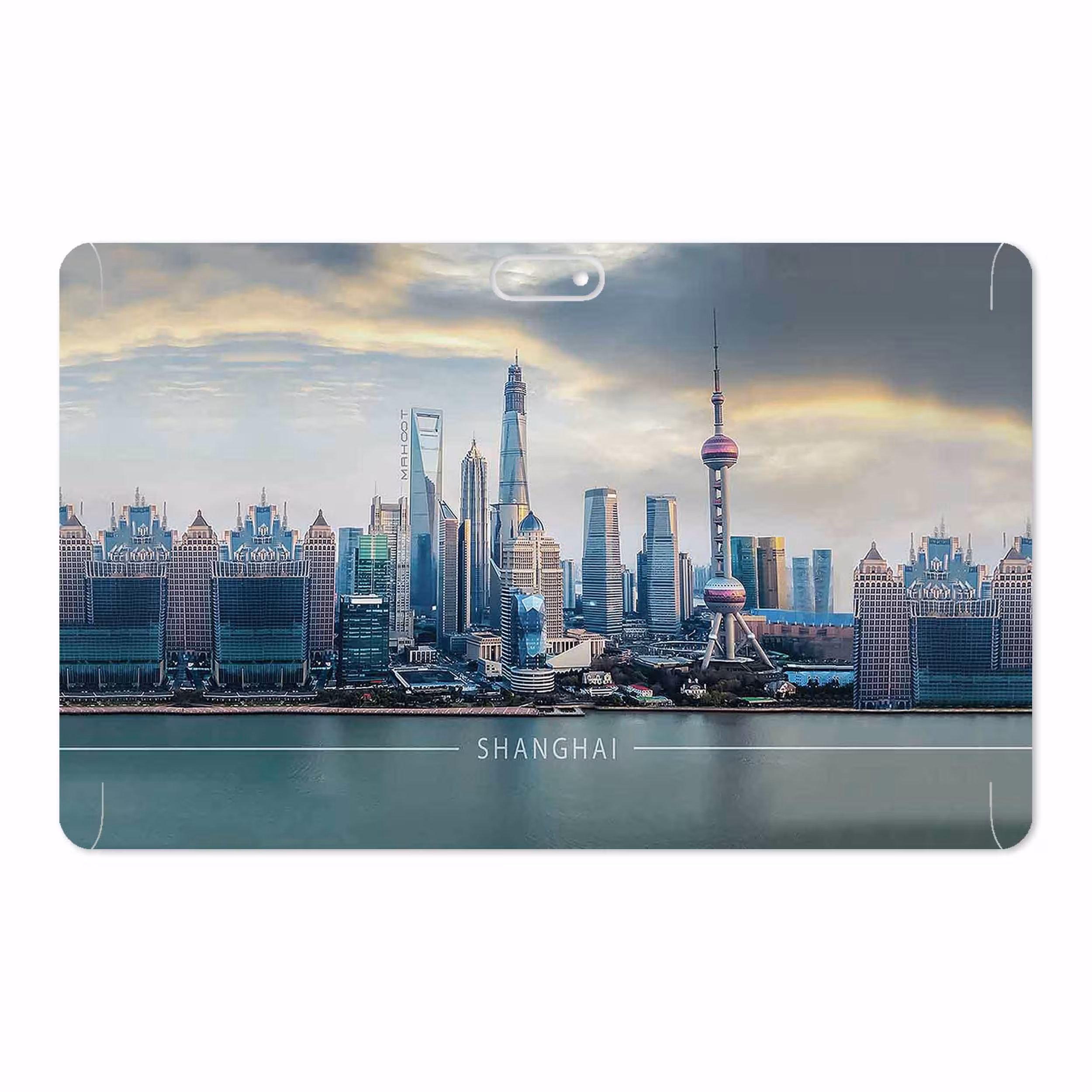 برچسب پوششی ماهوت مدل Shanghai City مناسب برای تبلت جی ال ایکس W11 Plus
