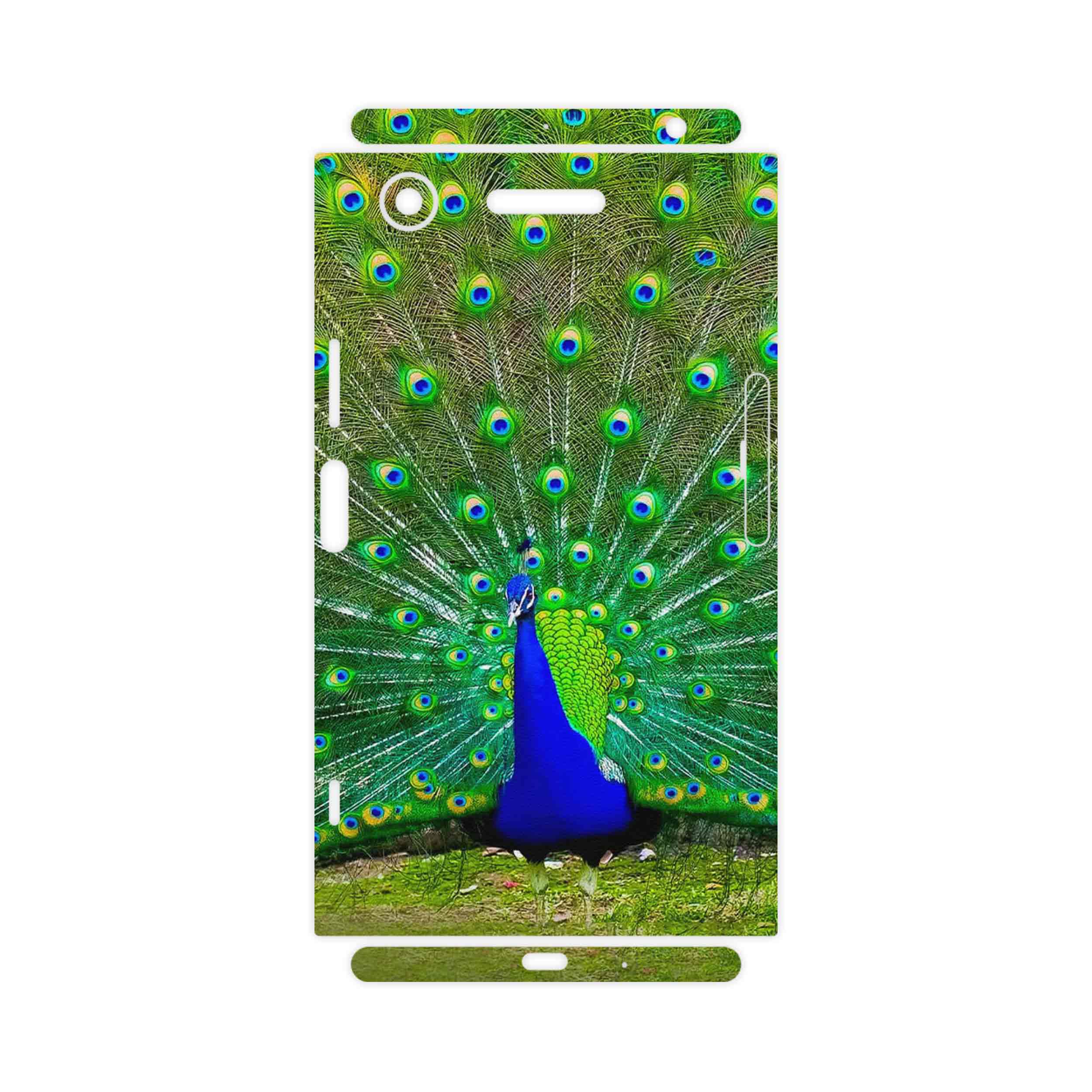 برچسب پوششی ماهوت مدل Peacock-FullSkin مناسب برای گوشی موبایل سونی Xperia XZ1
