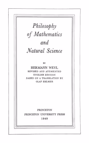 خرید و دانلود نسخه کامل کتاب Philosophy of mathematics and natural science