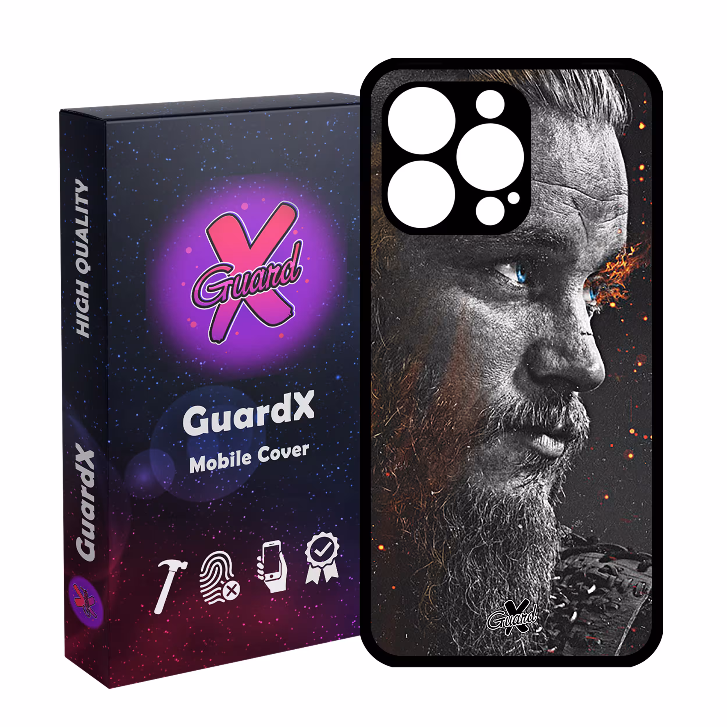 کاور گارد ایکس طرح Ragnar مدل Glass10204 مناسب برای گوشی موبایل اپل iPhone 13 Pro