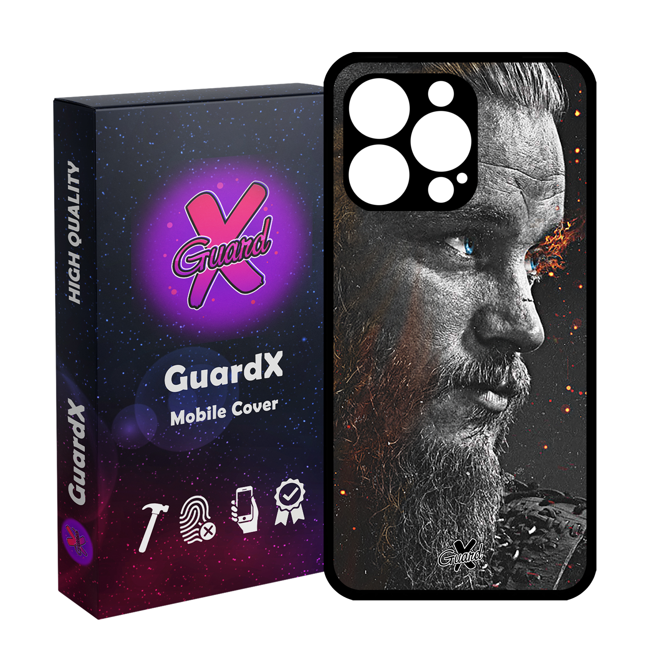 کاور گارد ایکس طرح Ragnar مدل Glass10204 مناسب برای گوشی موبایل اپل iPhone 13 Pro