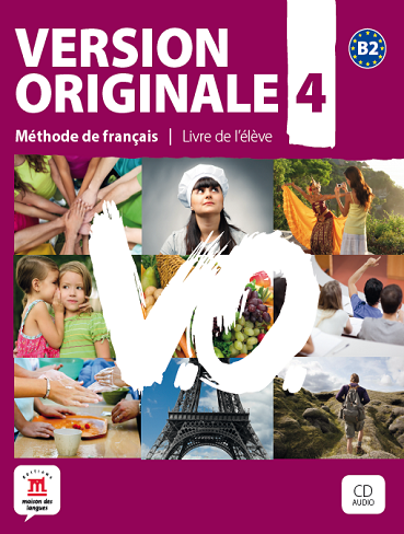 Version Originale 4 – Livre de l’élève CD audio DVD کتاب فرانسه (رنگی)