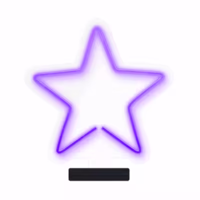 چراغ رومیزی ریموت دار مدل STARS-GL_PR-GLASS