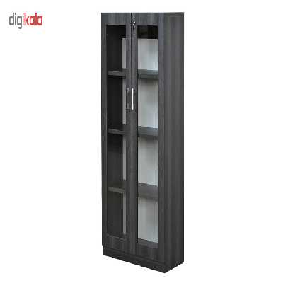 کمد اداری ایستا مدل ISG155 بلوطی تیره