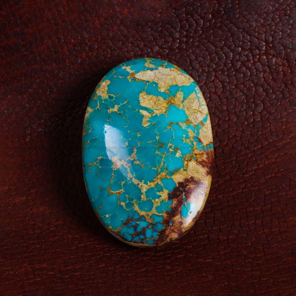 نگین فیروزه شجری کد 13860 - جواهری مشاهیر