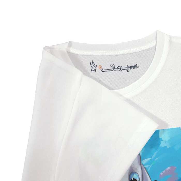 تی شرت آستین کوتاه  بچگانه پرمانه طرح مربی اژدها کد pmt.6696