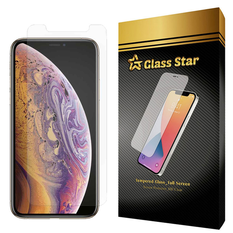 محافظ صفحه نمایش گلس استار مدل SADE مناسب برای گوشی موبایل اپل iPhone X | کالا برتری