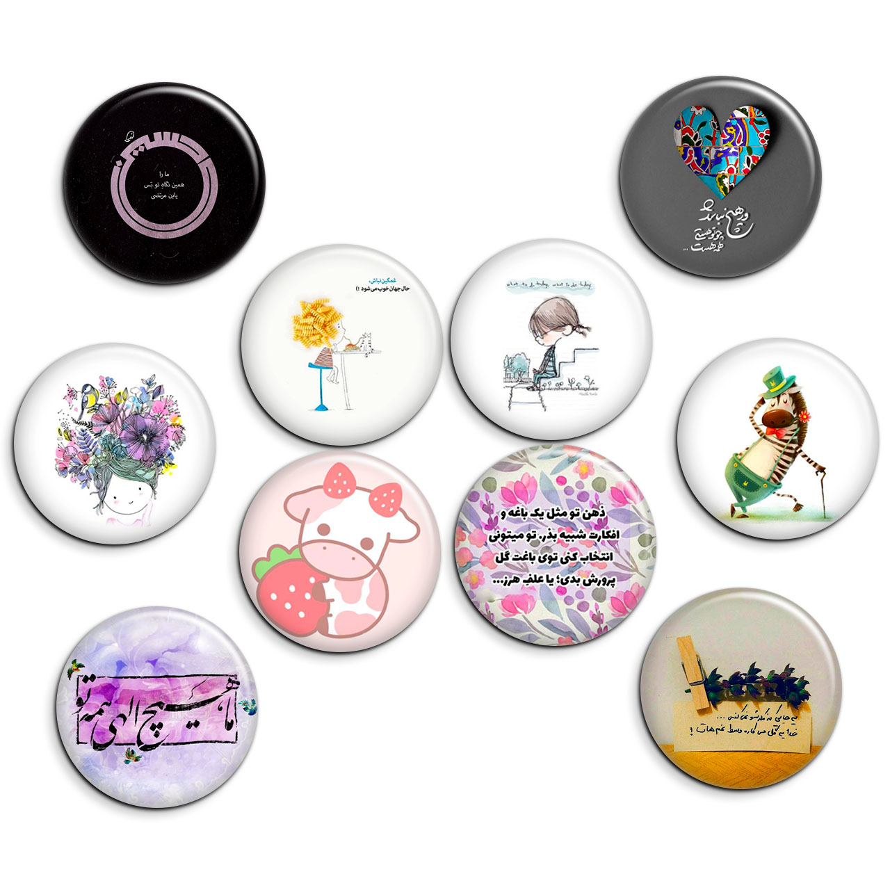 پیکسل پرمانه  کد pmg.5861 مجموعه 10 عددی