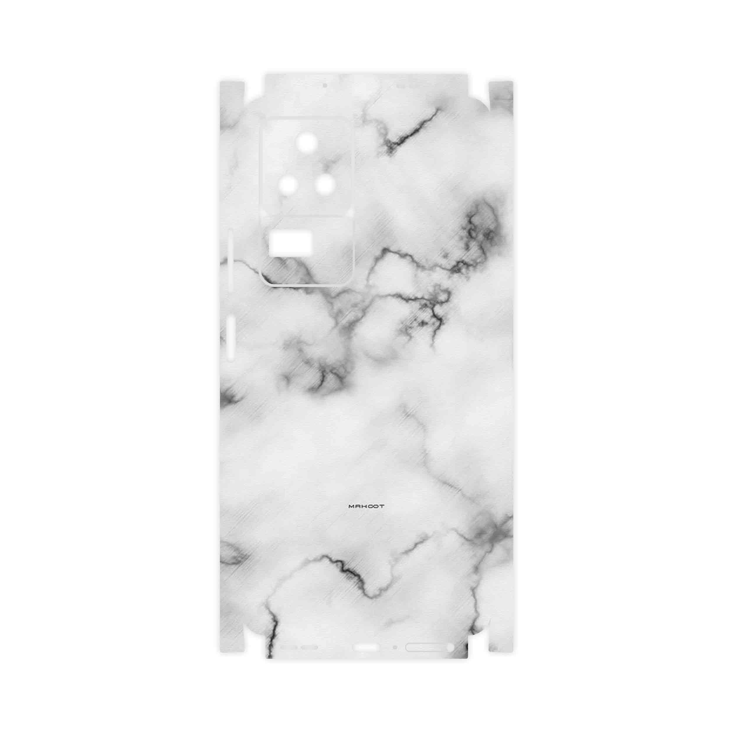 برچسب پوششی ماهوت مدل Blanco_Smoke_Marble-FullSkin مناسب برای گوشی موبایل شیائومی Poco F4 5G