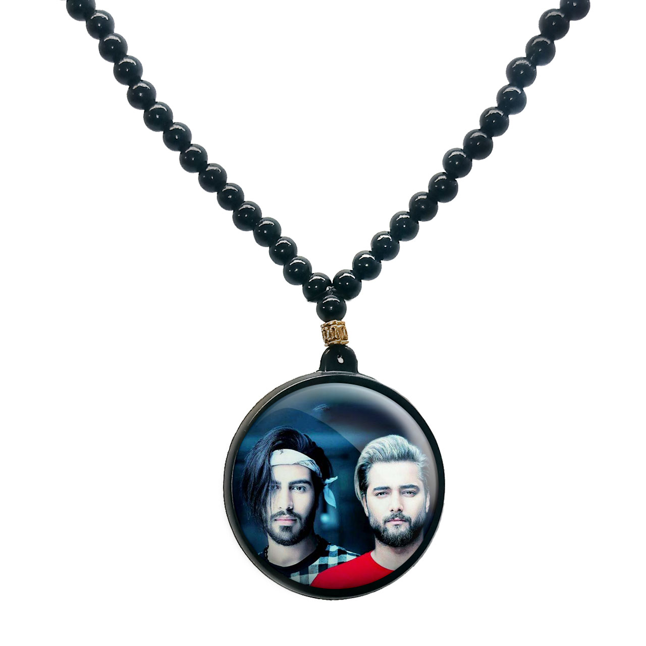 گردنبند پرمانه طرح ماکان بند کد pmd.1380 مدل دو طرفه