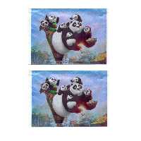 دستمال کاغذی جیبی 10 برگ مدل پاندا بسته 2 عددی