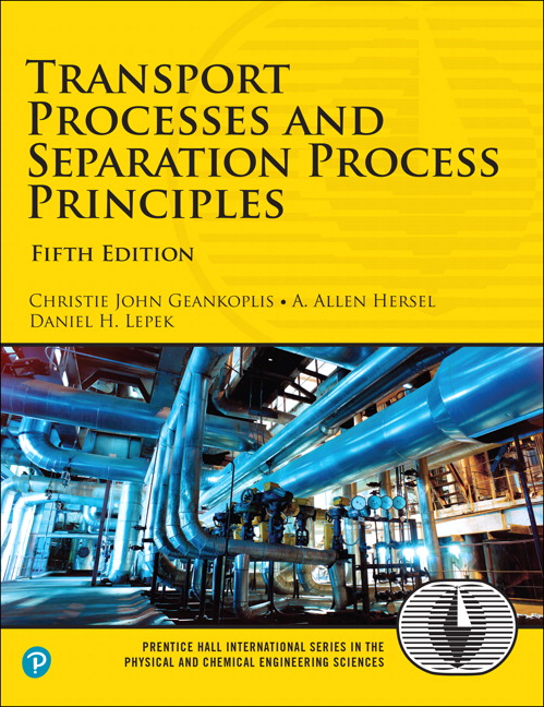 خرید و دانلود نسخه کامل کتاب Instructor's Manual for Transport Processes and Separation Process Principles, 5th Edition - Pdf