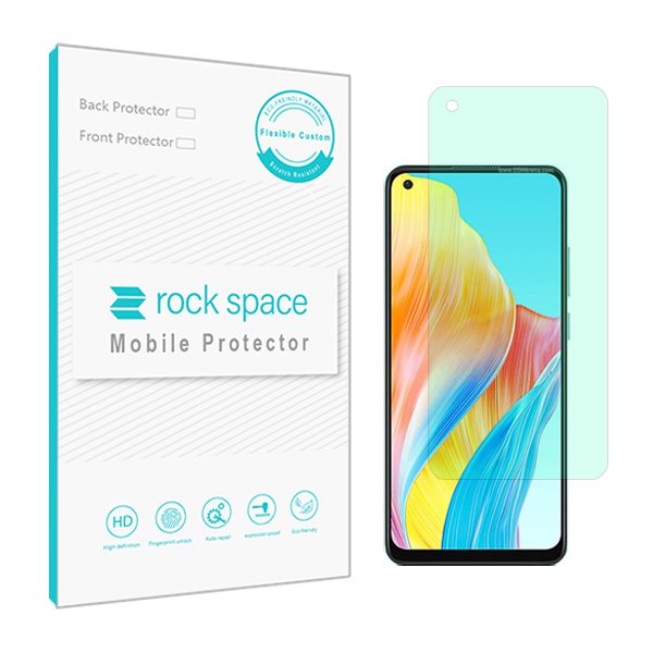 گلس اوپو A78 4G مدل نانو هیدروژل گرین لایت برند راک اسپیس کد S