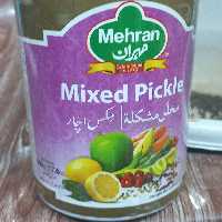 ترشی پاکستانی مخلوط انبه ظرف 500گرمی و کاملا بهداشتی