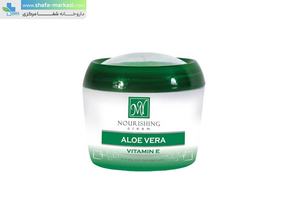 کرم دست و صورت کاسه ای آلوئه ورا مای | MY aloe vera cream for dry and damaged skins