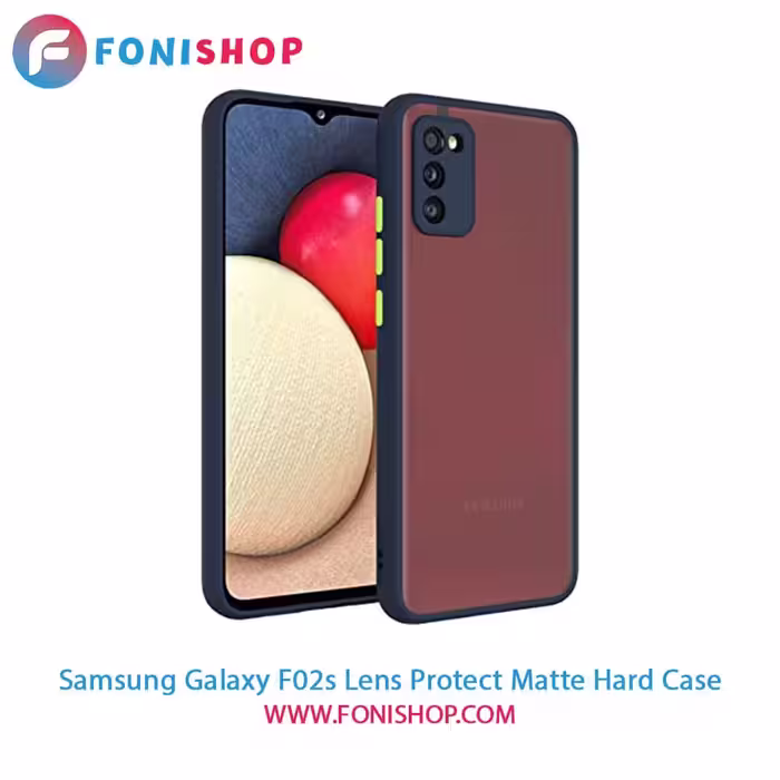 قاب ، کاور پشت مات محافظ لنزدار سامسونگ Samsung Galaxy F02s