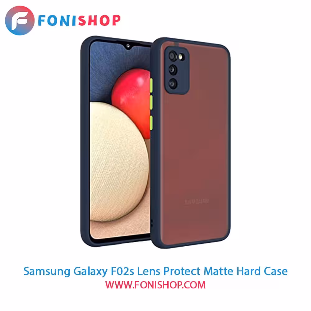 قاب ، کاور پشت مات محافظ لنزدار سامسونگ Samsung Galaxy F02s