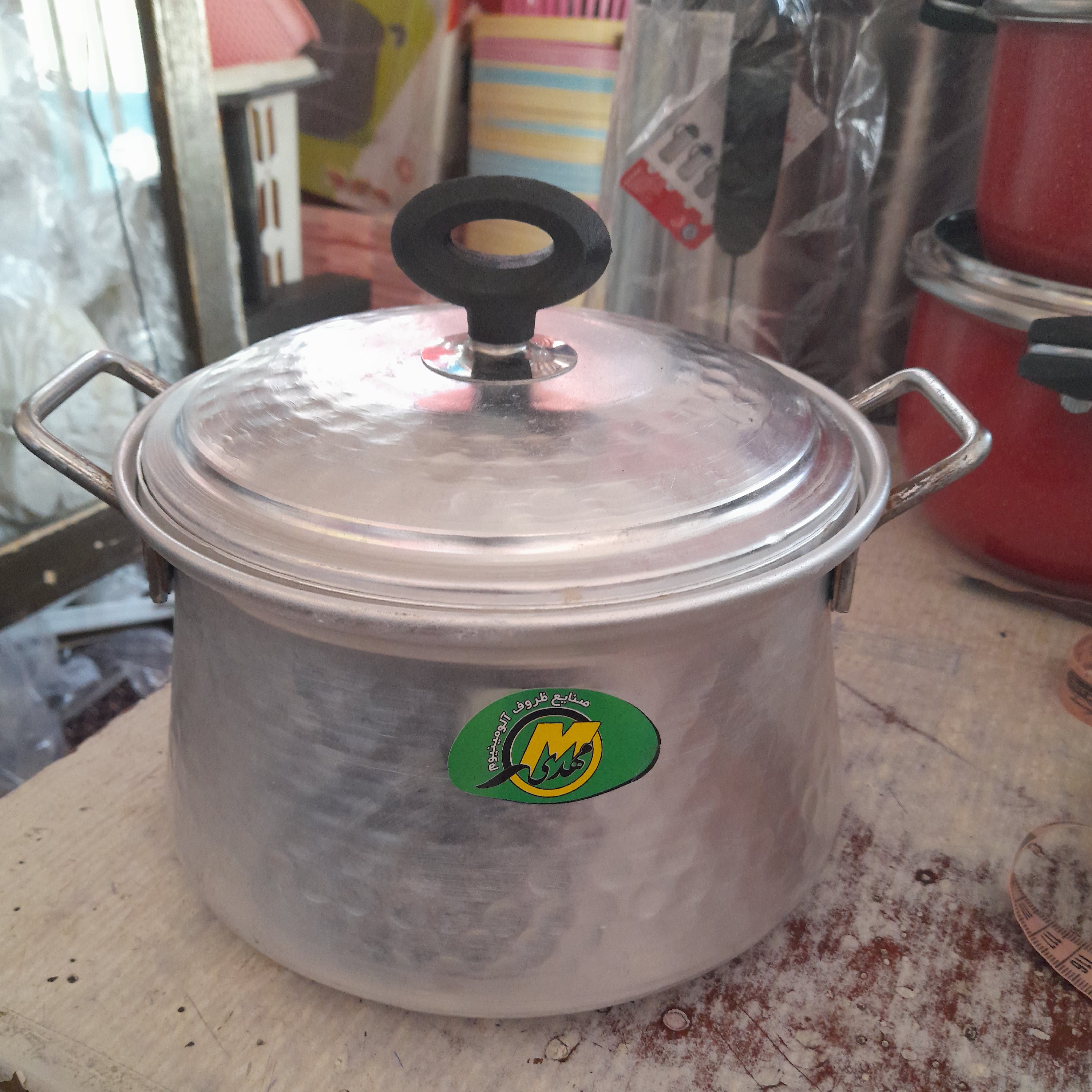 دیگچه بزرگ روحی چکشی