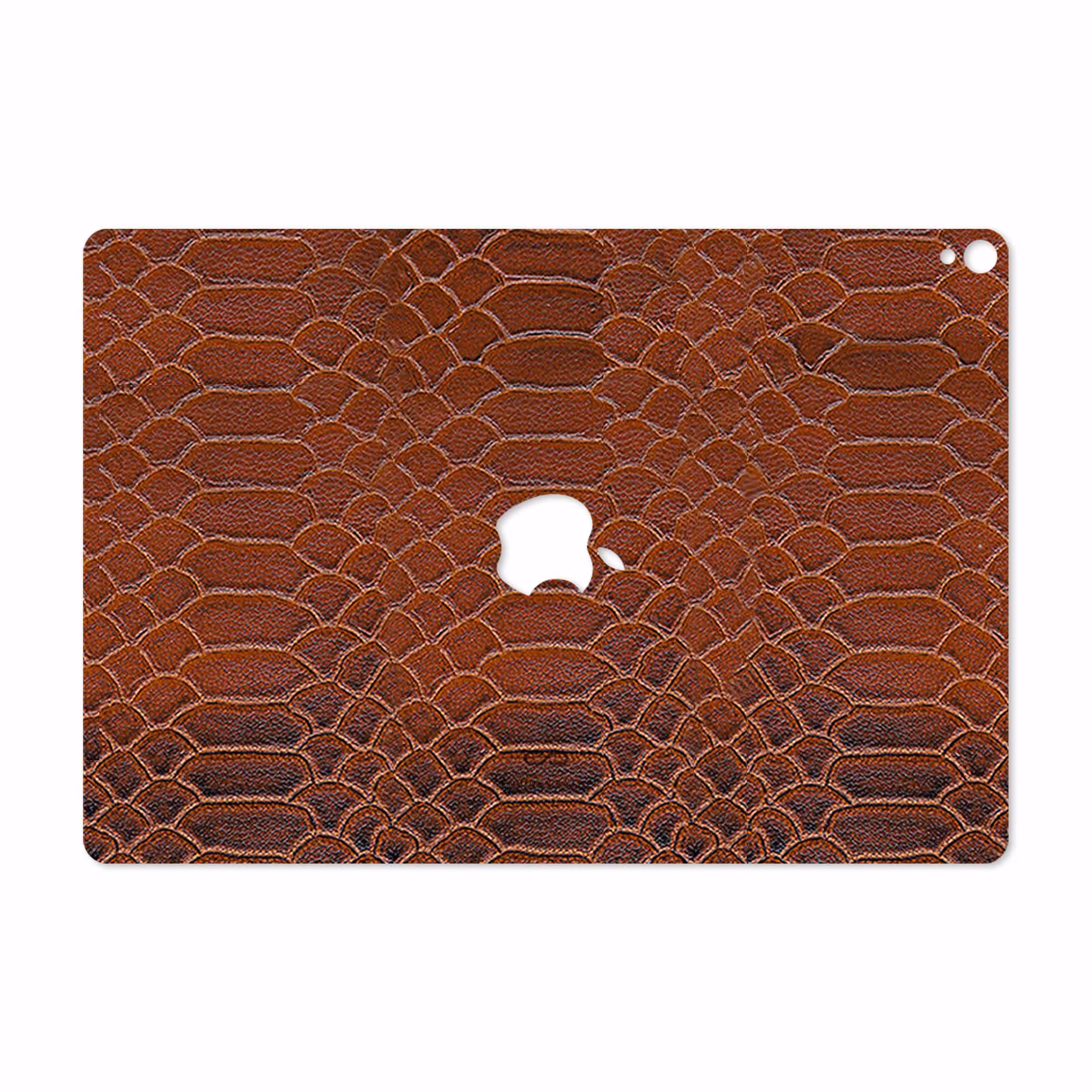 برچسب پوششی ماهوت مدل Brown-Snake-Leather مناسب برای تبلت اپل iPad Pro 10.5 2017 A1709