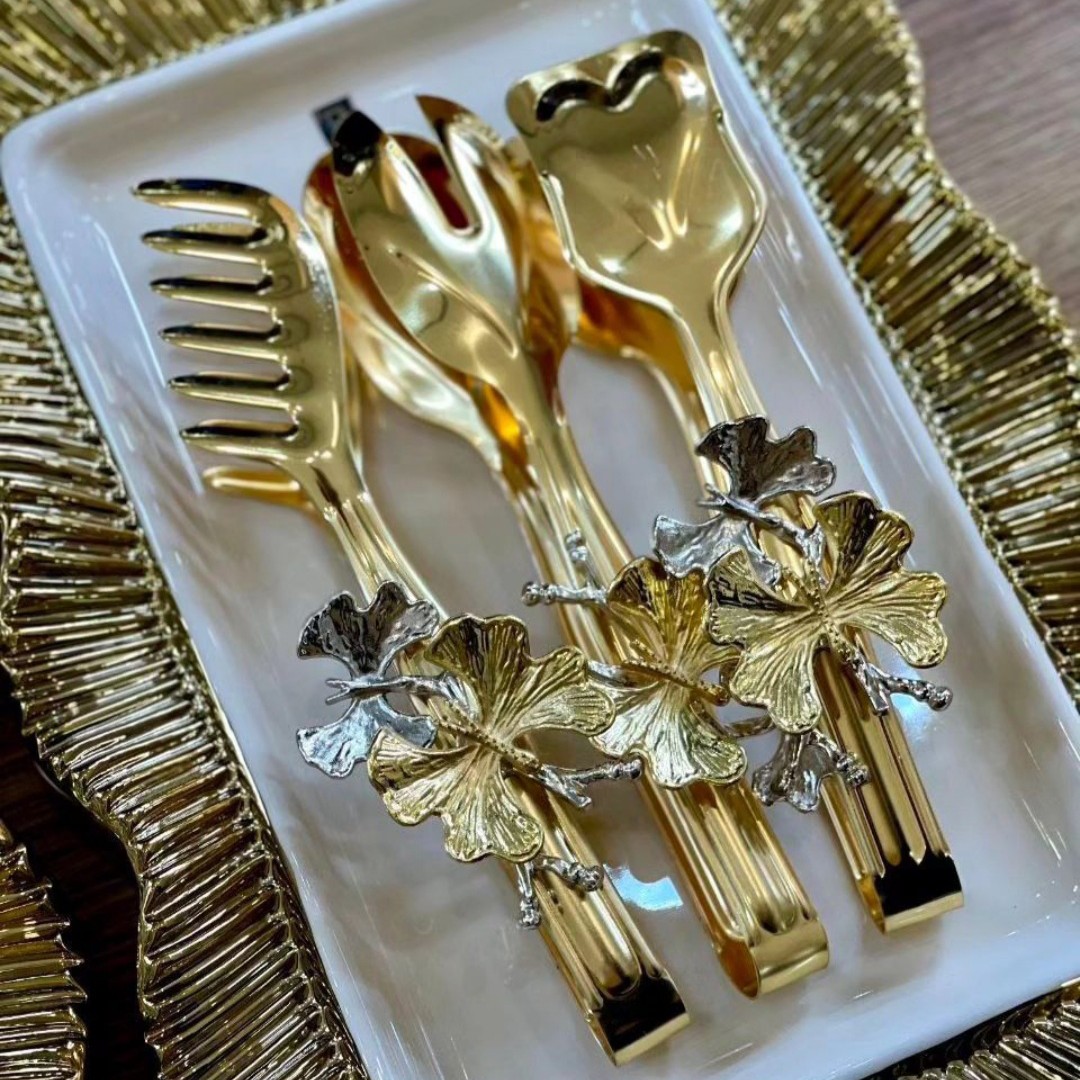 انبر  سالاد سه تایی جنس ترکیه