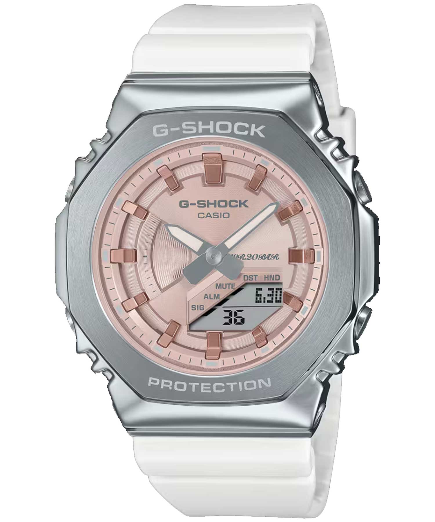 ساعت مچی زنانه کاسیو، زیرمجموعه G-Shock، کد GM-S2100WS-7ADR