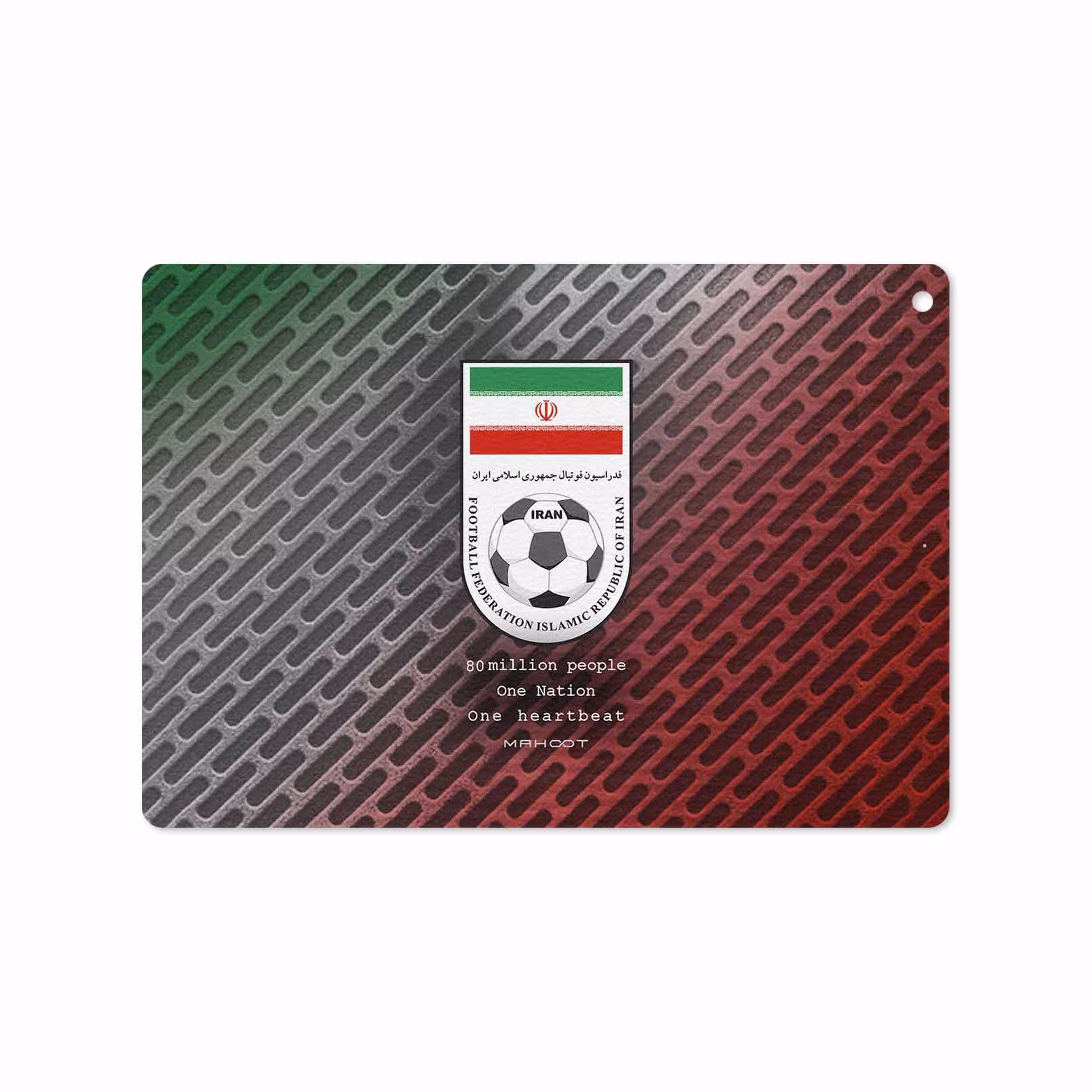 برچسب پوششی ماهوت مدل Iran-National-Football-Team مناسب برای تبلت اپل iPad 9.7 (GEN 5) 2017 A1823