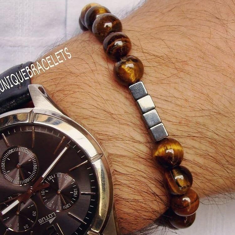 دستبند سنگی چشم ببر