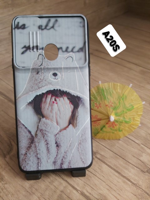 کاور طرح دار محافظ لنز دار مناسب برای گوشی موبایل سامسونگ Galaxy A20s