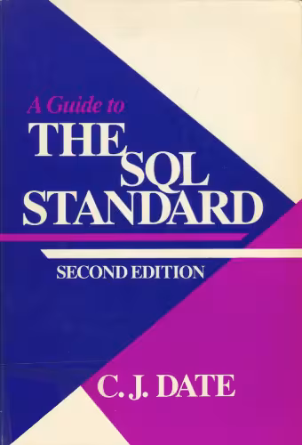 خرید و دانلود نسخه کامل کتاب A guide to the SQL standard : a user's guide to the standard relational language SQL