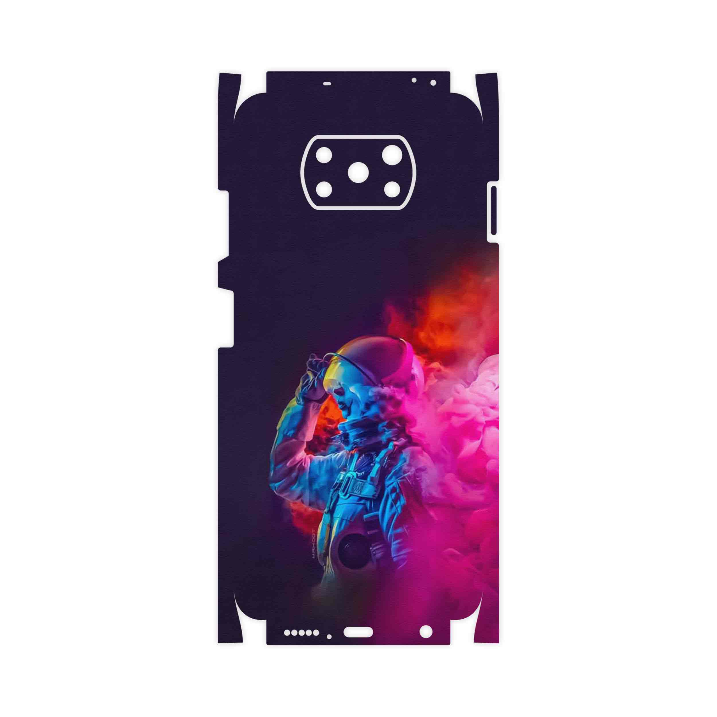 برچسب پوششی ماهوت مدل Smoke Rainbow Digital Art 1-FullSkin مناسب برای گوشی موبایل شیائومی Poco X3 Pro