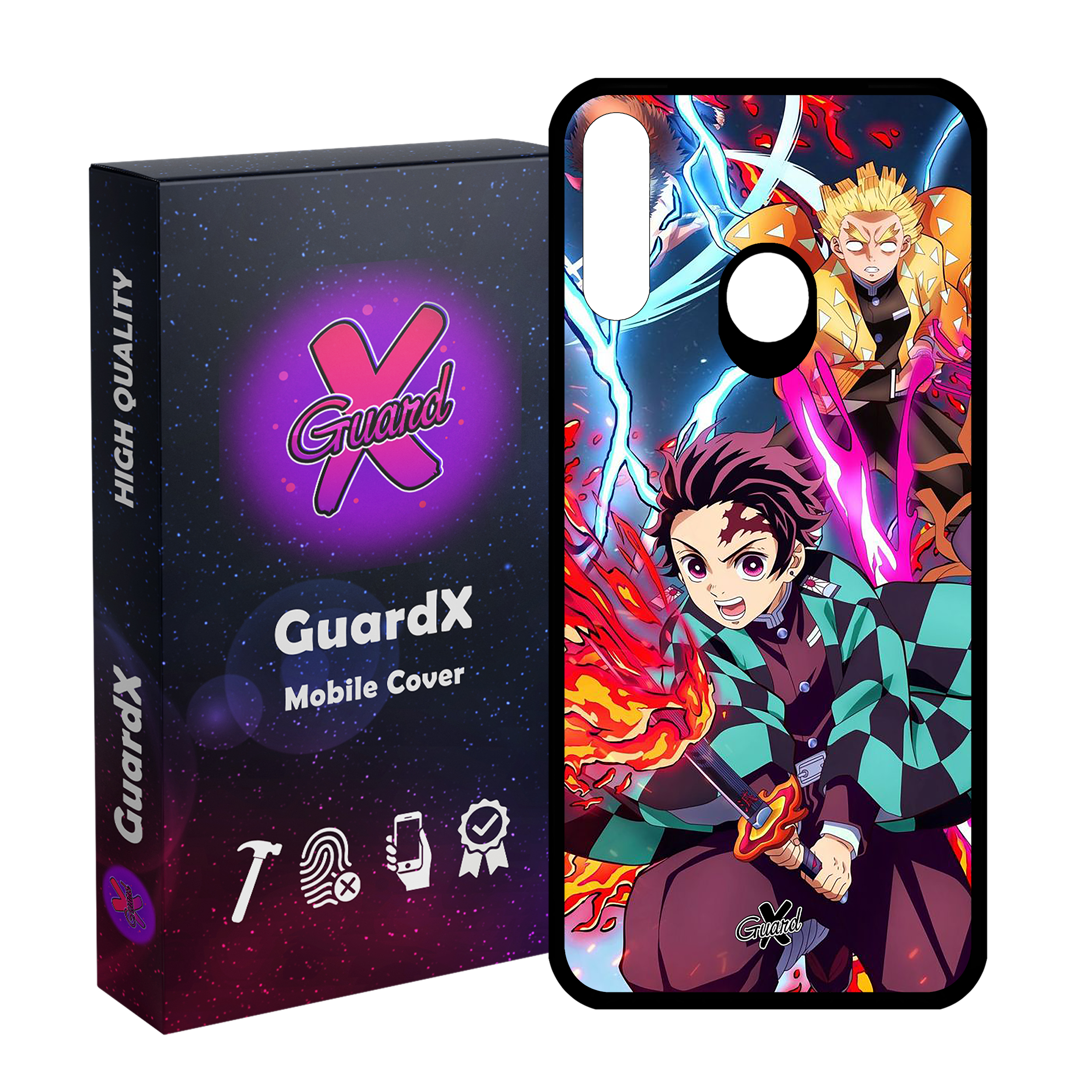 کاور گارد ایکس طرح Demon Slayer Anime مدل Glass10548 مناسب برای گوشی موبایل سامسونگ Galaxy A20s