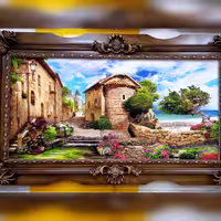 تابلو فرش گلاریس 1200