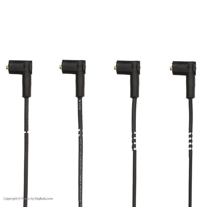 وایر شمع ایساکو کد 2320101299 مناسب برای پژو پارس و سمند مجموعه 4 عددی