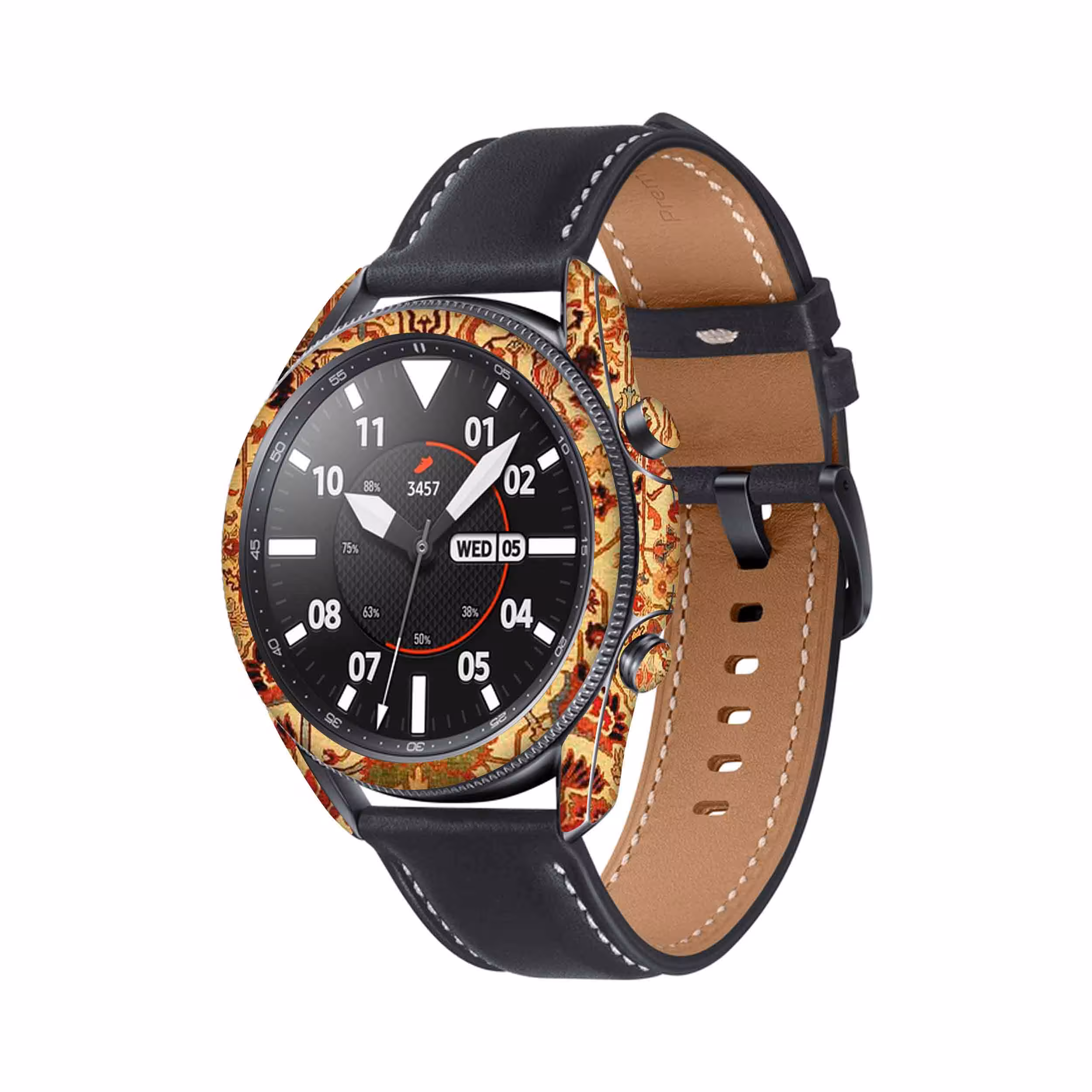 برچسب ماهوت طرح Iran Carpet2 مناسب برای ساعت هوشمند سامسونگ Galaxy Watch3 45mm