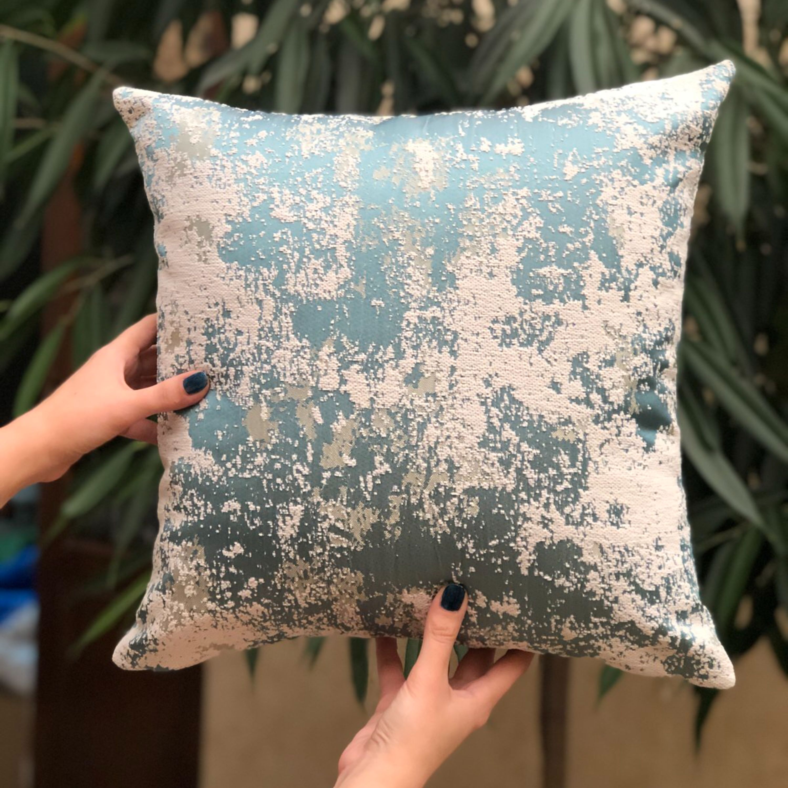 کاور کوسن پتینه فیروزه ایی