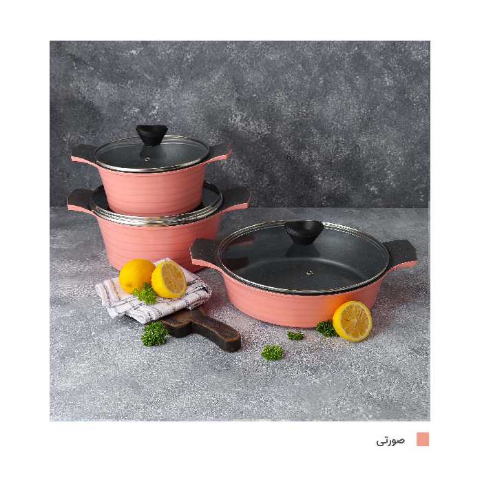 سرویس پخت و پز 6 پارچه دسینی مدل Rejina