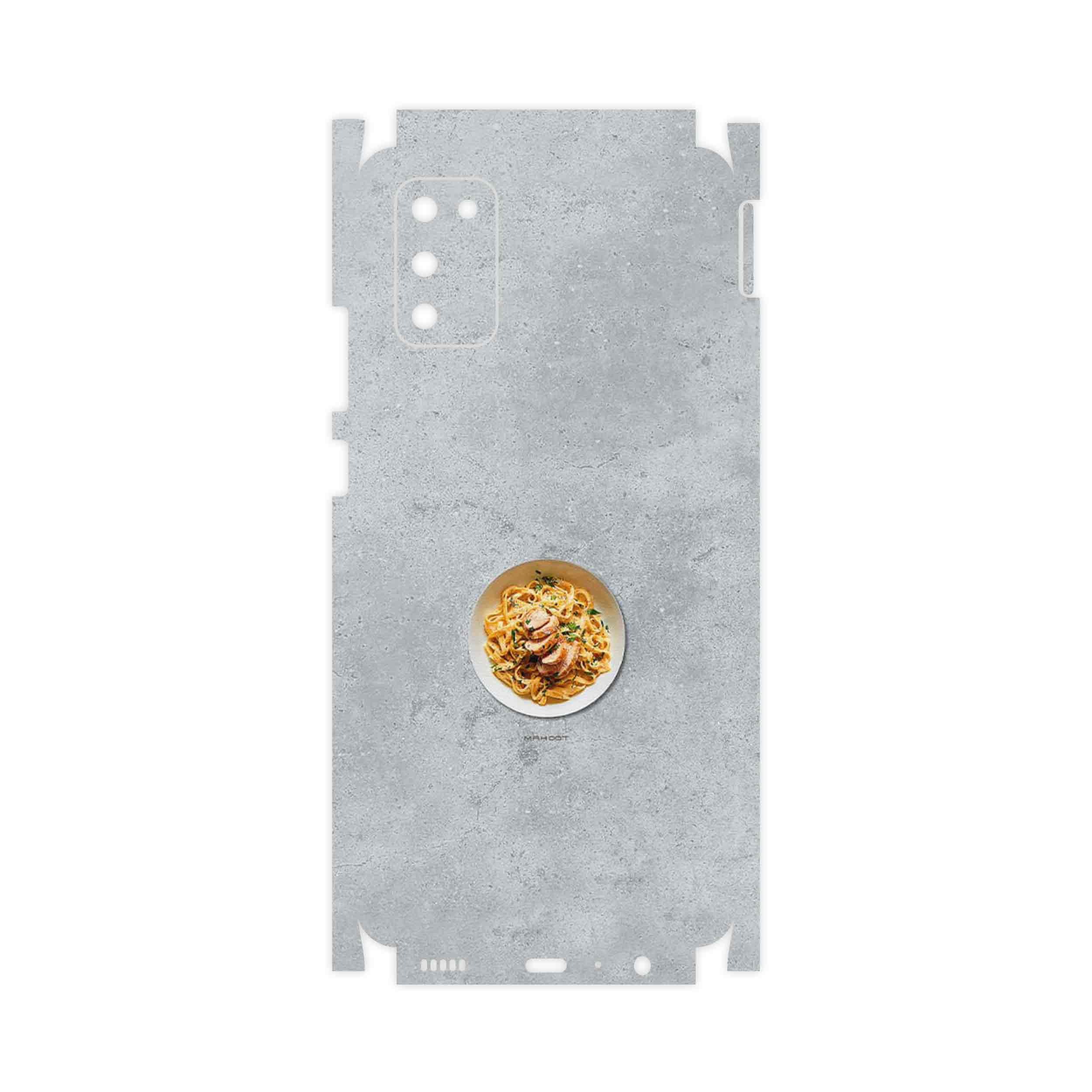 برچسب پوششی ماهوت مدل Pasta-FullSkin مناسب برای گوشی موبایل سامسونگ Galaxy A02S