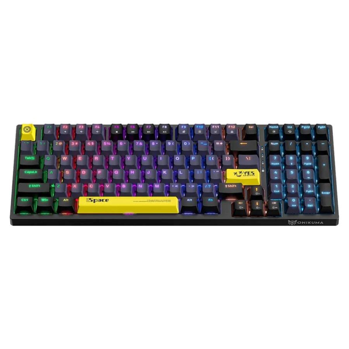 خرید کیبورد گیمینگ ONIKUMA G38 Full Mechanical Black با بهترین قیمت