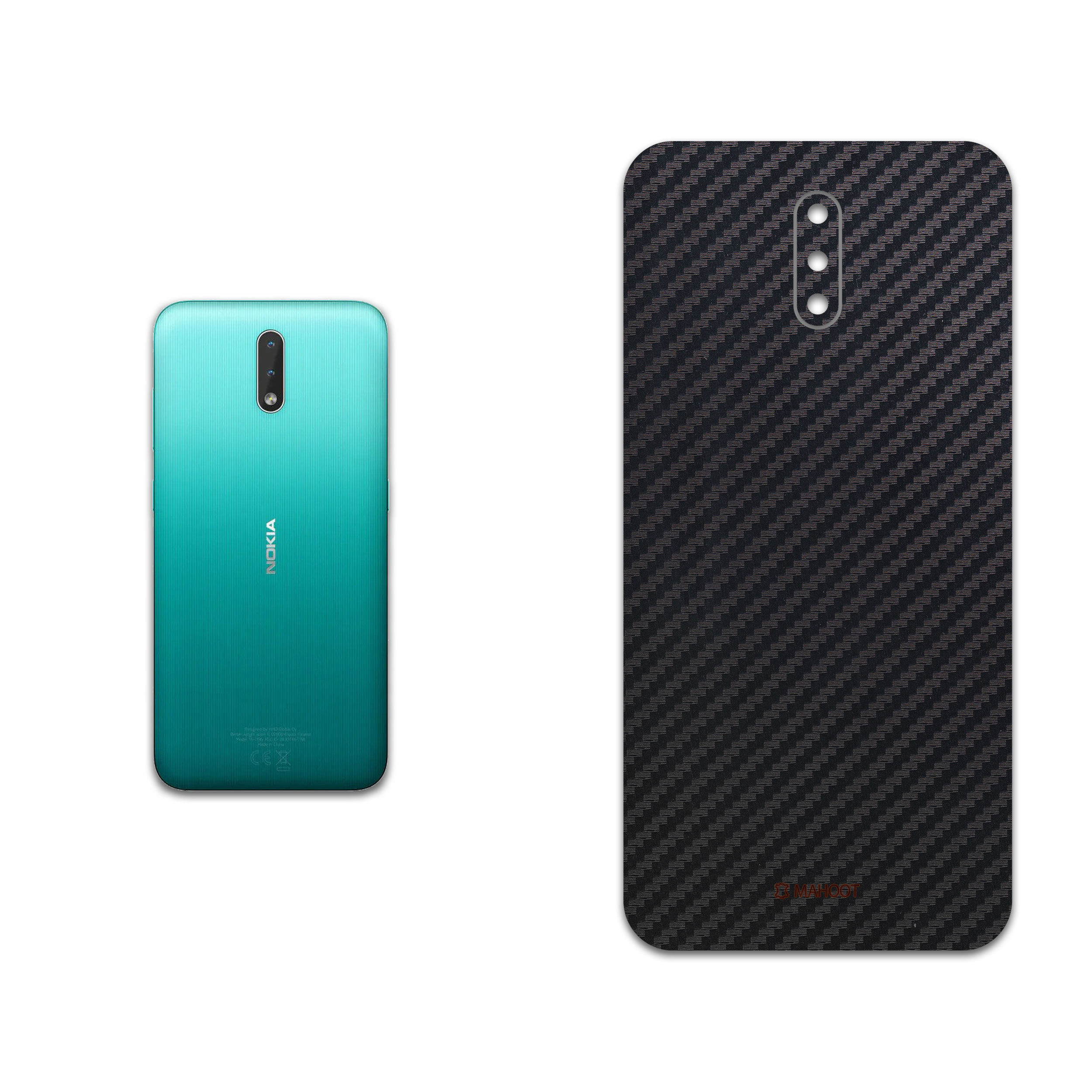 برچسب پوششی ماهوت مدل Carbon-Fiber مناسب برای گوشی موبایل نوکیا 2.3