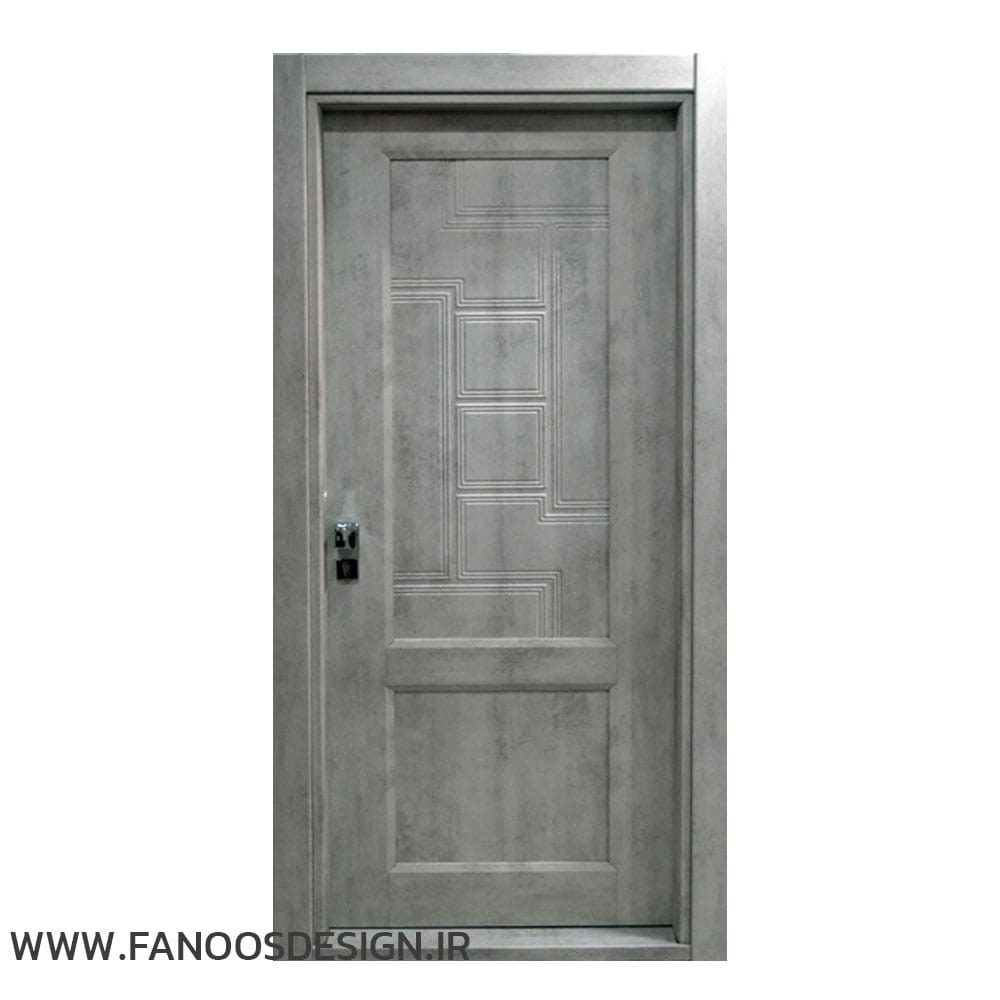 درب ضد آب طرح کلاسیک با روکش PVC