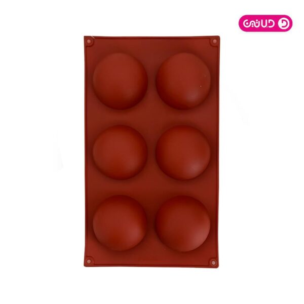 قالب سیلیکون نیمکره 6 خانه قطر 7 سانت