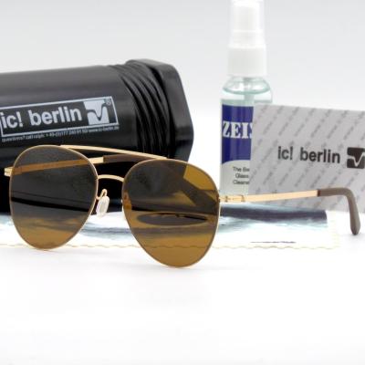عینک آفتابی خلبانی آیس برلین تیتانیوم !ic berlin ic2028