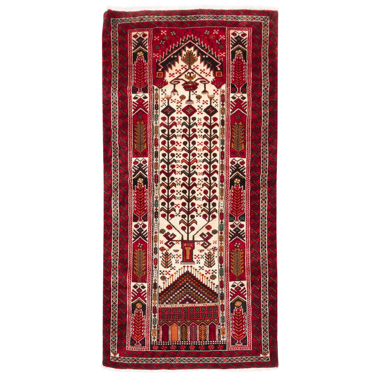 فرش قدیمی دستباف دو متری سی پرشیا کد 141130