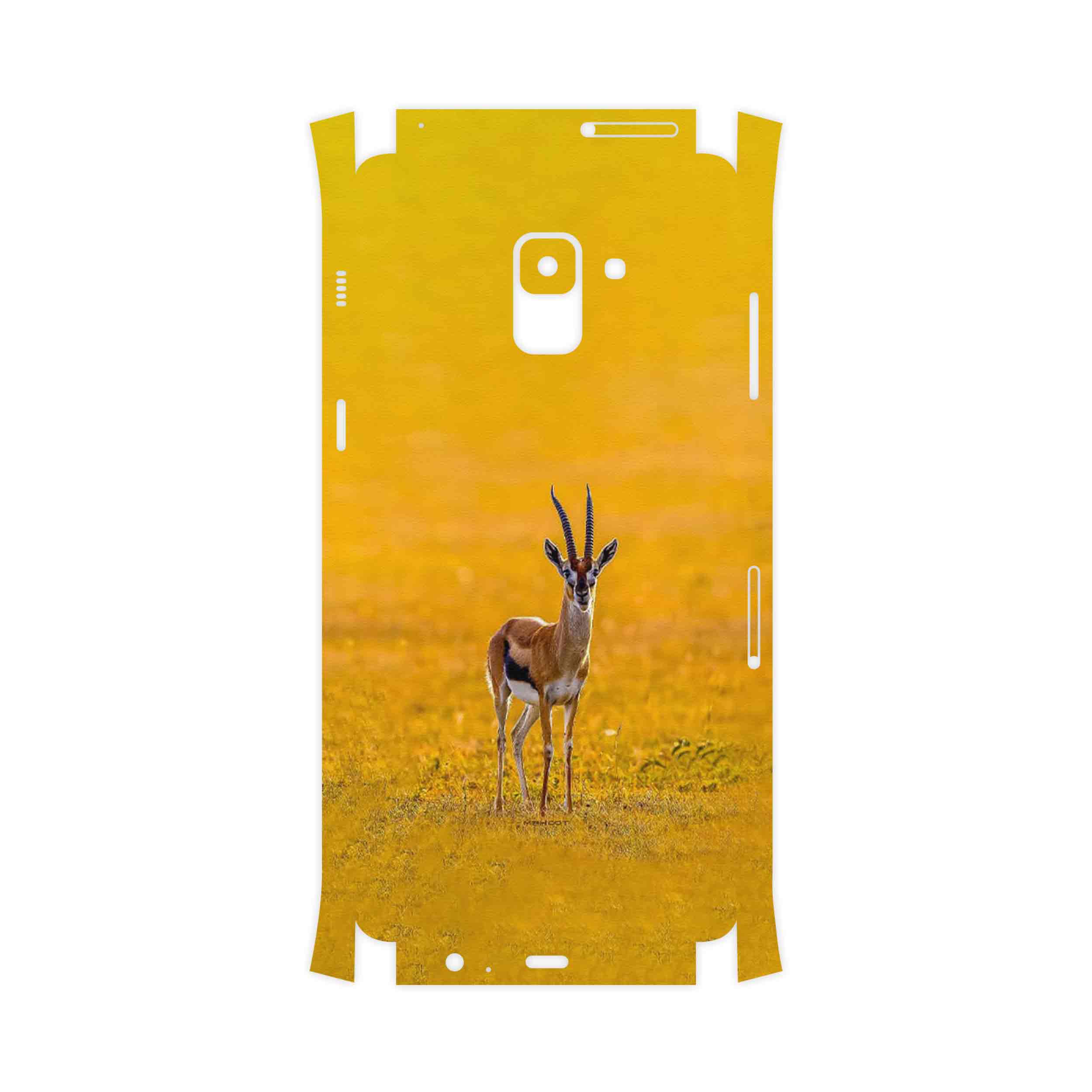 برچسب پوششی ماهوت مدل Gazelle-FullSkin مناسب برای گوشی موبایل سامسونگ Galaxy A8 Plus 2018