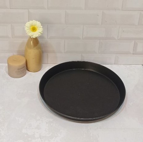 قالب پیتزا گرد نچسب روکش تفلون سایز 30 باکیفیت بالا مقاوم قابل استفاده در فر 