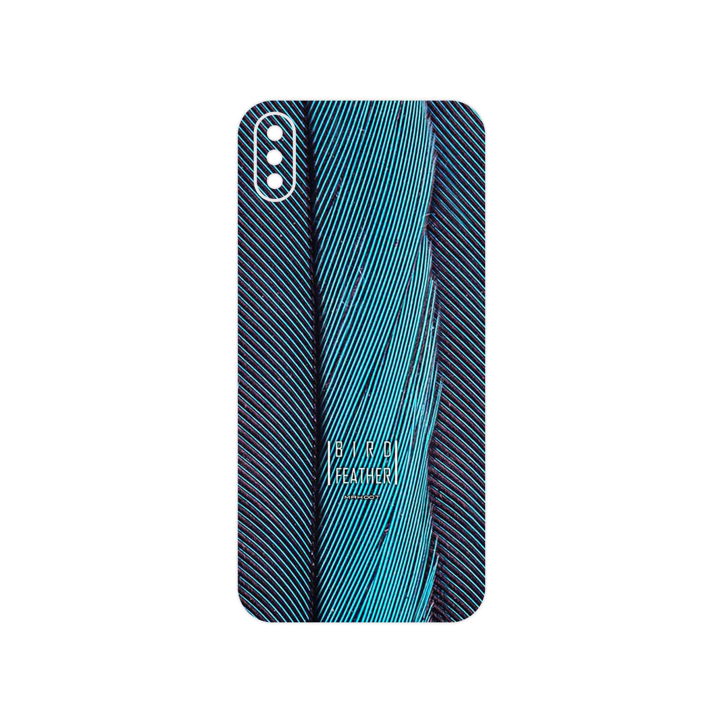 برچسب پوششی ماهوت مدل Turquoise feathers مناسب برای گوشی موبایل داکس Botlex 2