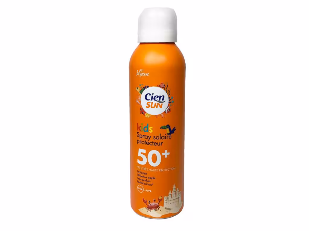 اسپری ضد آفتاب 150میل نوزاد و کودک cien sun