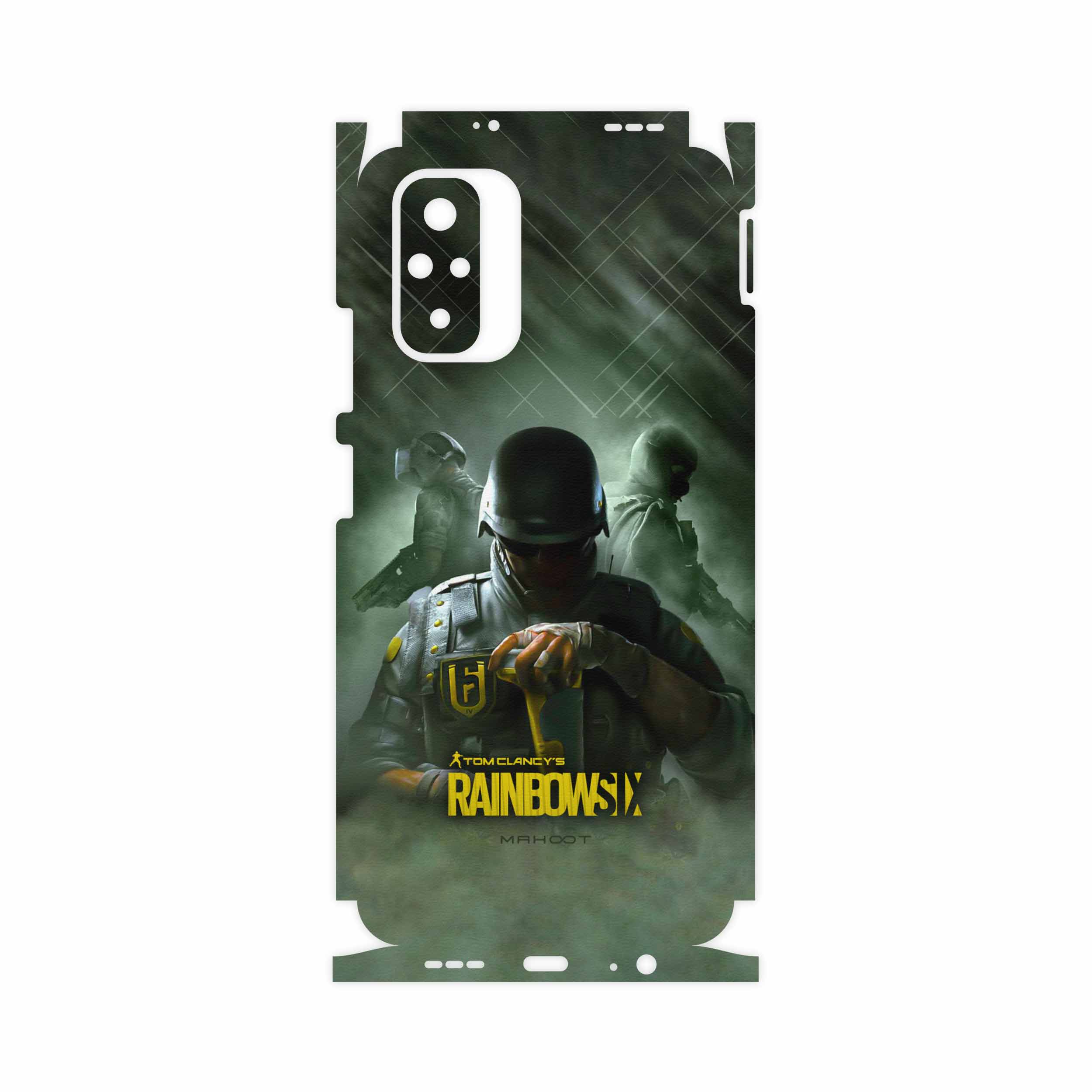برچسب پوششی ماهوت مدل Rainbow-Six-Game-FullSkin مناسب برای گوشی موبایل شیائومی Redmi Note 10s