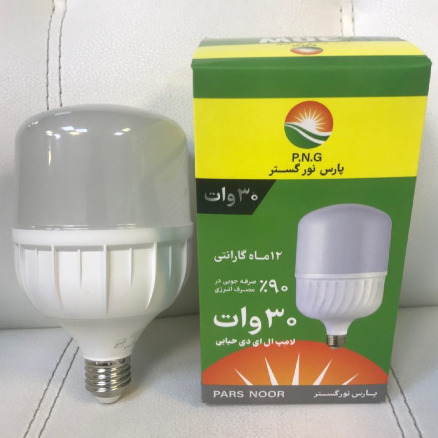 لامپ 30 وات حبابی پارس نور گستر
